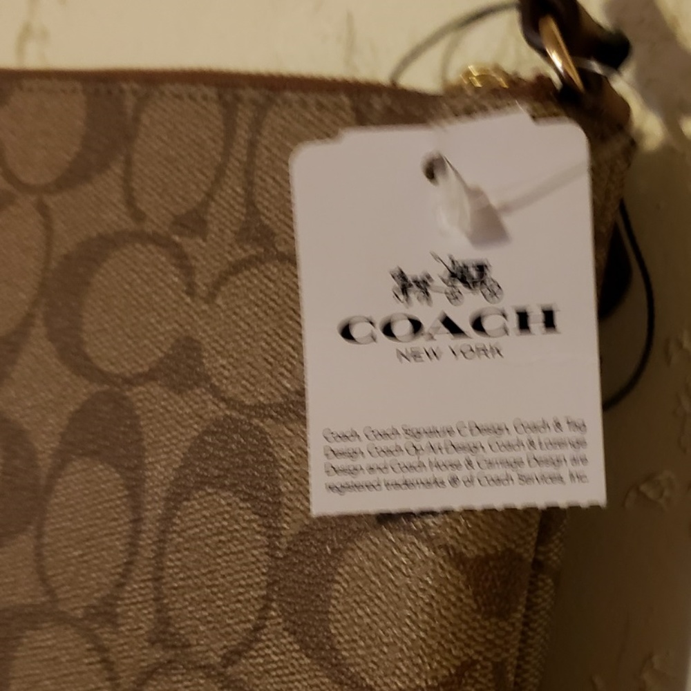 COACH Womens Signature PVC Pop Pouch - Picture 4 of 5
